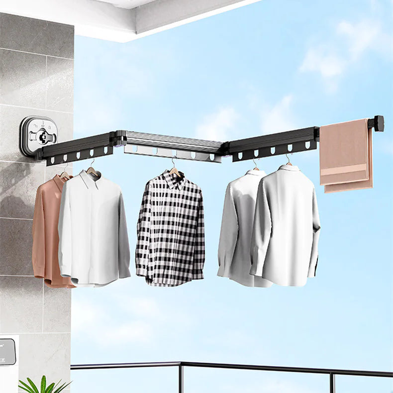 Suction Cup Folding Clothes Hanger