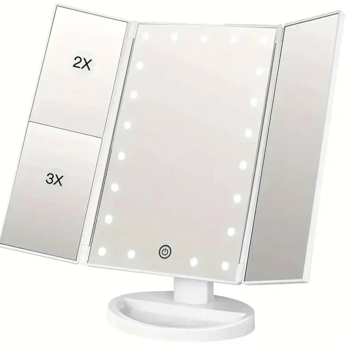 Foldable LED Makeup Vanity Mirror