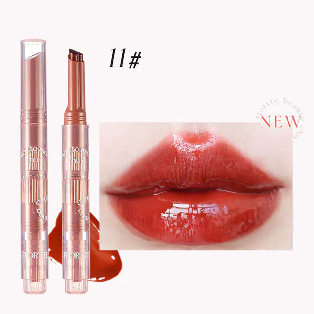FLORTTE First Kiss Love Stick Lipstick Pen with Mirror