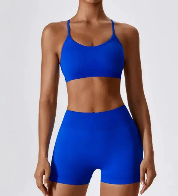 Seamless Yoga Set (Top + Shorts)