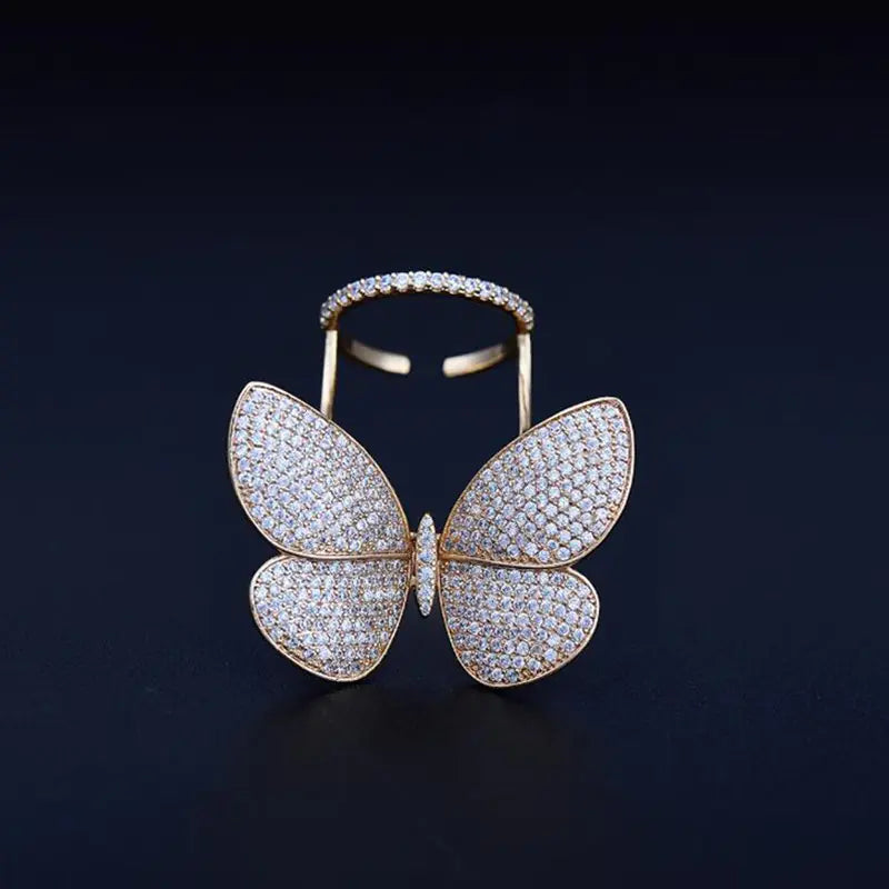 Open Butterfly Ring