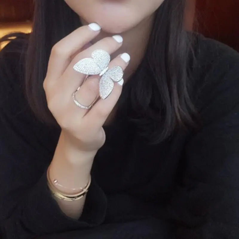 Open Butterfly Ring