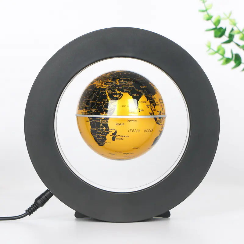 Magnetic Levitation Globe - 4-Inch Blue Home Decor