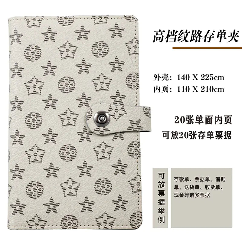 New Leather Textured Bank Document Organizer Wallet