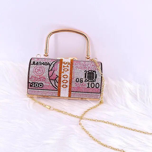 Elviora Crystal Evening Clutch