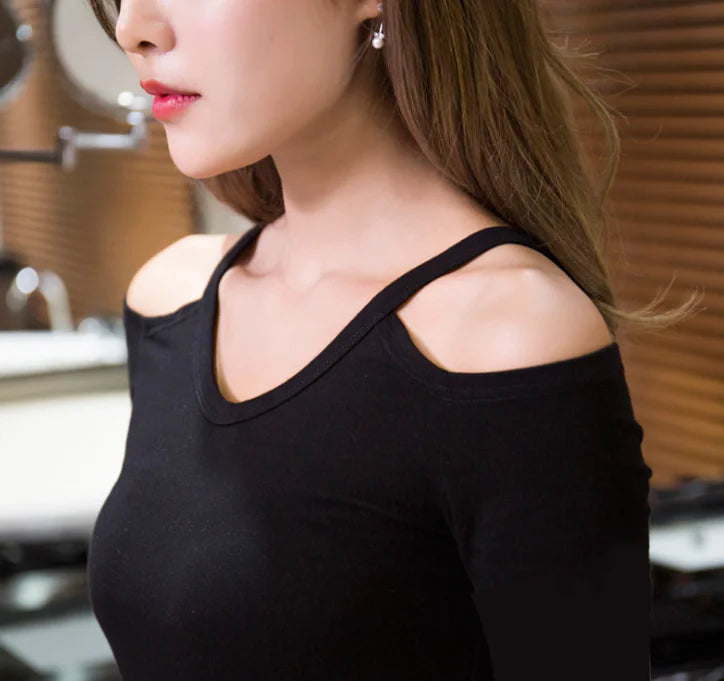 Off-Shoulder Short Sleeve and Cami Base Tops