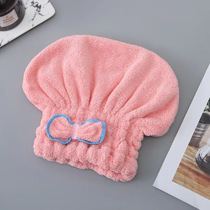 Microfiber Quick-Dry Hair Turban for Women (1pc)