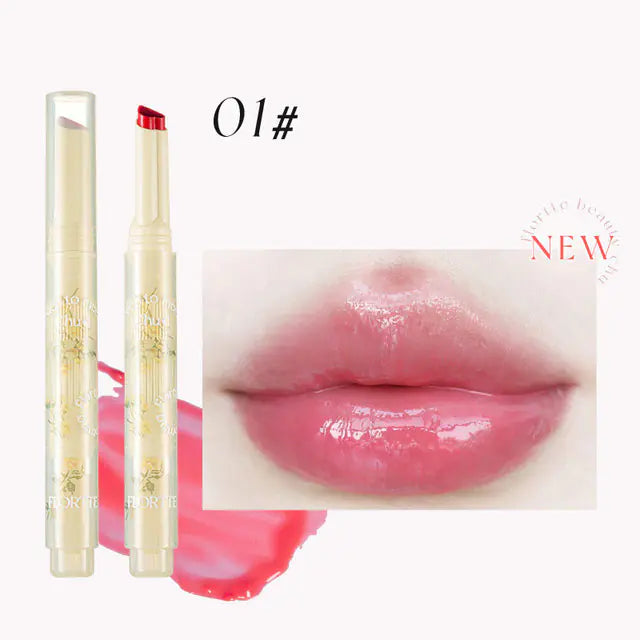 FLORTTE First Kiss Love Stick Lipstick Pen with Mirror