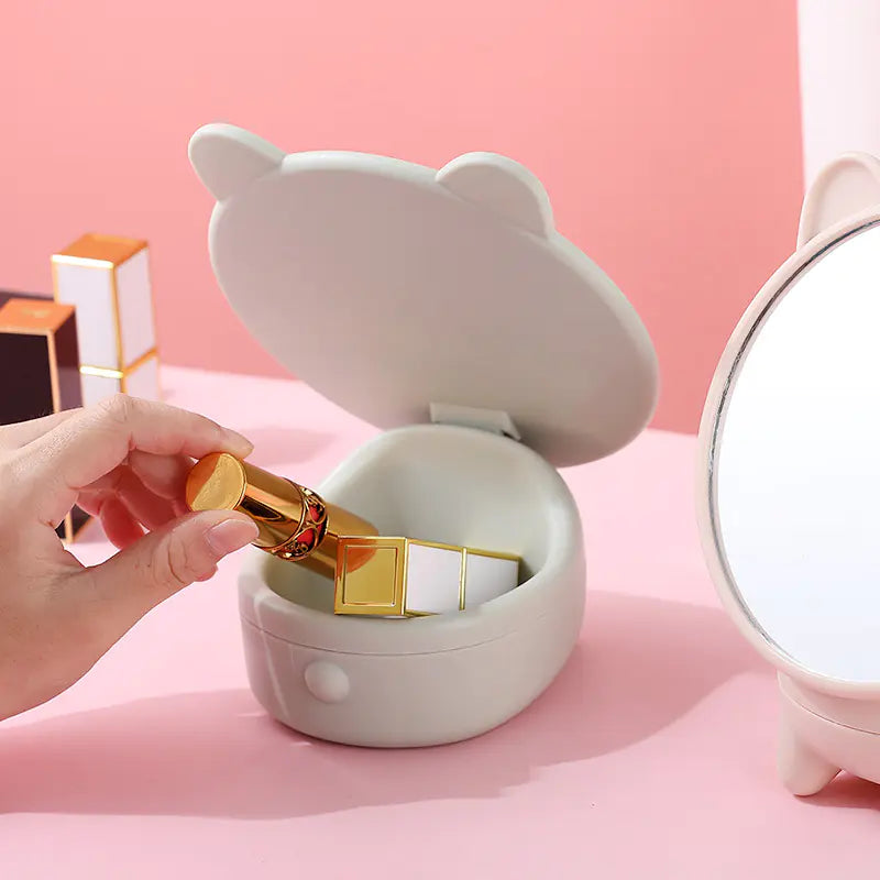 High-Definition Desktop Makeup Mirror for Students