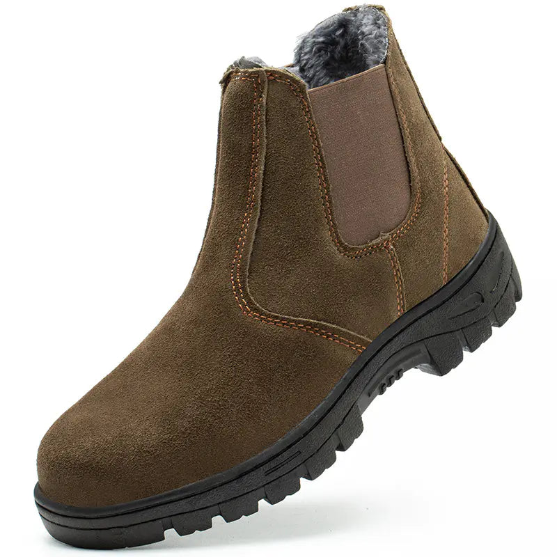 Winter Safety Work Boots with Steel Toe and Insulation