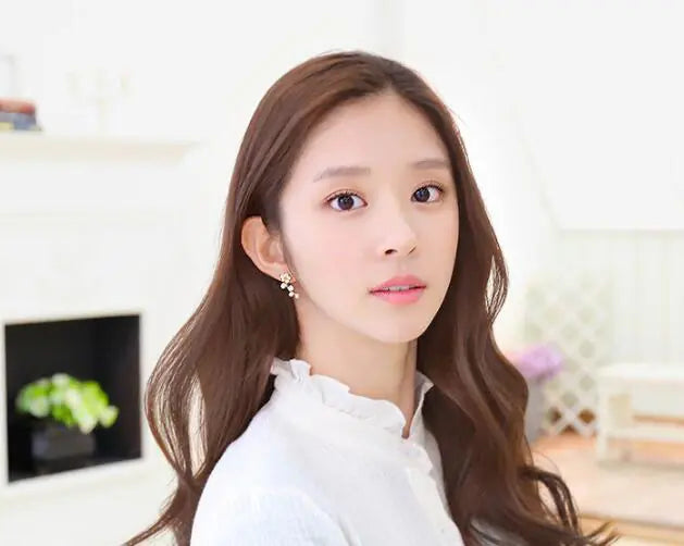 Silver-Plated Leaf and Branch Fashion Earrings