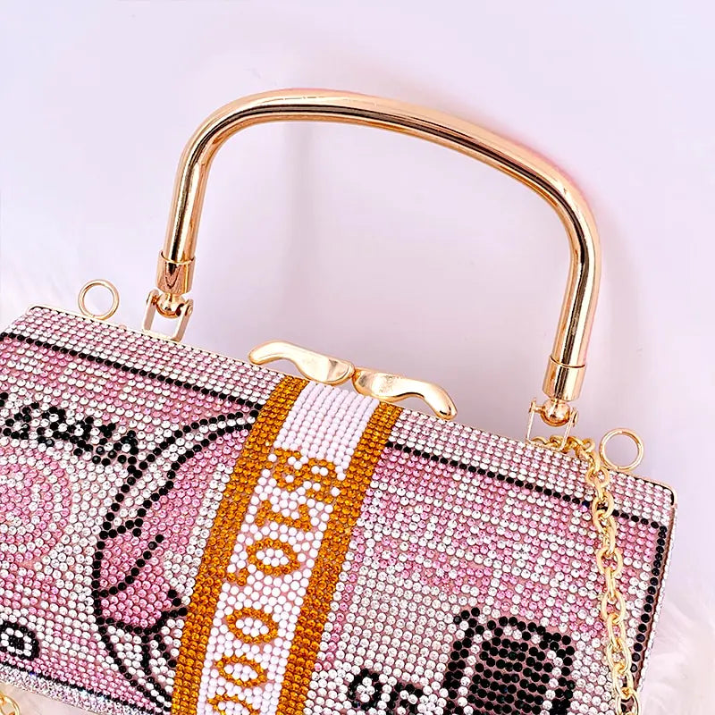 Elviora Crystal Evening Clutch